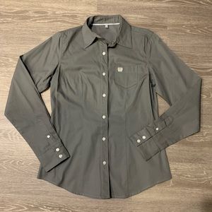 NWOT Gray Cinch Western Shirt